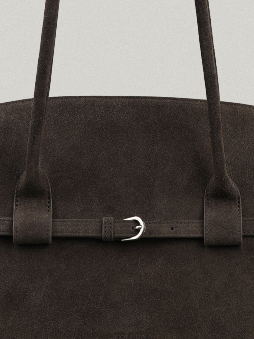 FOLNUA Havi Bag Brown Suede styled view