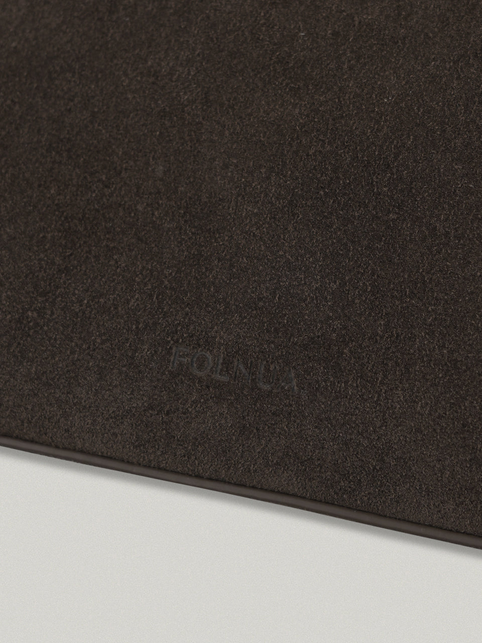 FOLNUA Havi Bag Brown Suede back view