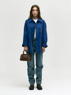 MARGESHERWOOD Soft Tote Mini Bag in Washed Brown Pull-up leather