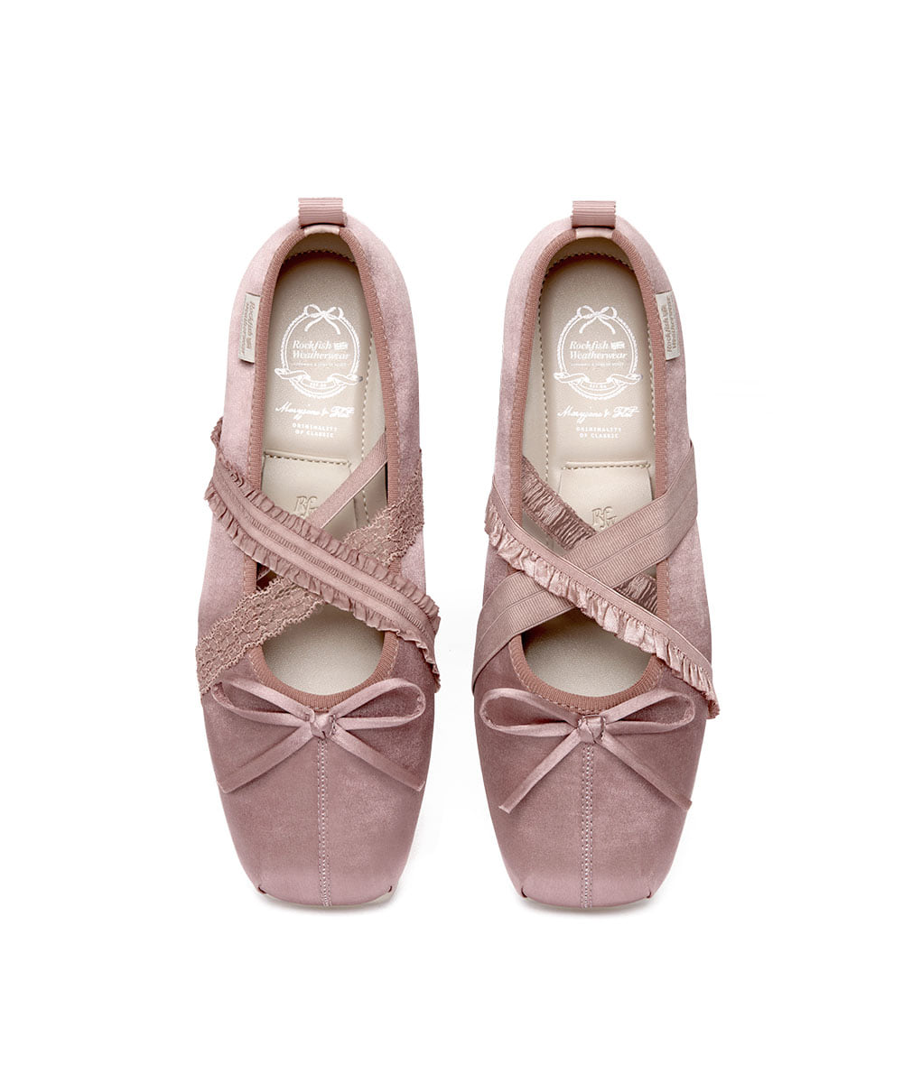 Rockfish Weatherwear Banding Ballet Flats - Beige Pink view 9