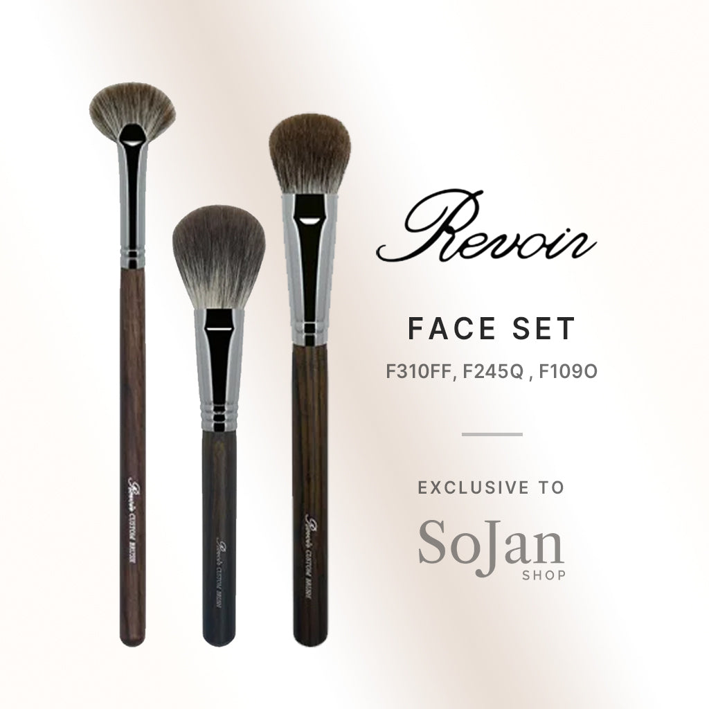 Revoir Brush - Premium Face Set (3pc - F245Q, F109O, F310FF) – SoJan.com.au