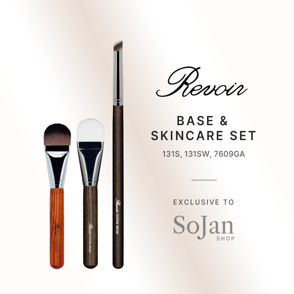Revoir Brush - Base & Skincare Set (3pc - 131SW, 131S, 7609GA)