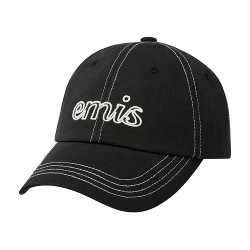 EMIS Stitch Lettering Logo Ball Cap - Black