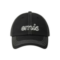 EMIS Stitch Lettering Logo Ball Cap - Black