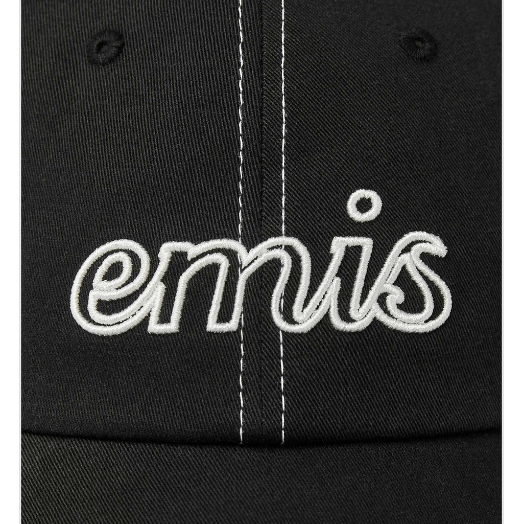 EMIS Stitch Lettering Logo Ball Cap - Black