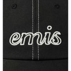 EMIS Stitch Lettering Logo Ball Cap - Black