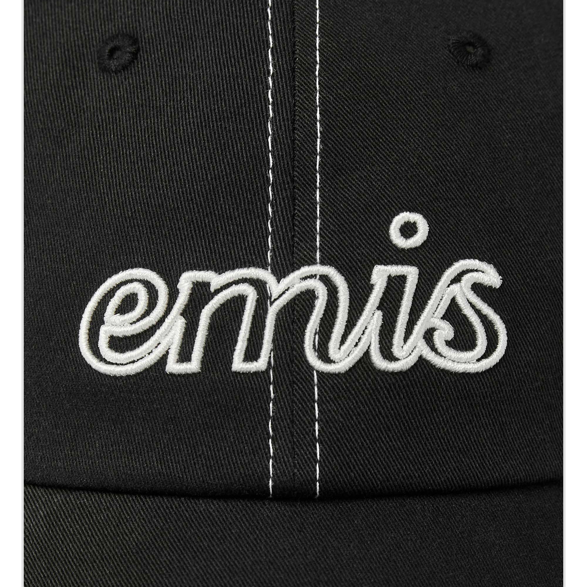 EMIS Stitch Lettering Logo Ball Cap - Black
