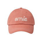 EMIS Stitch Lettering Logo Ball Cap - Coral