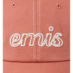 EMIS Stitch Lettering Logo Ball Cap - Coral