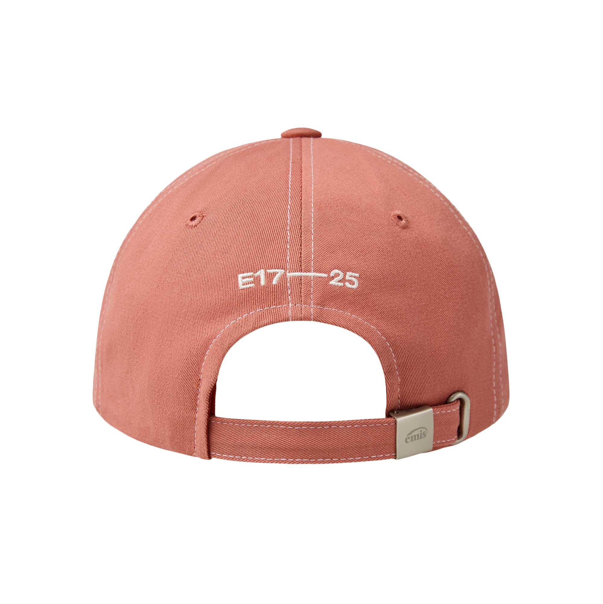 EMIS Stitch Lettering Logo Ball Cap - Coral