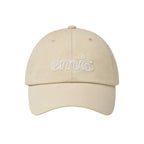 EMIS Stitch Lettering Logo Ball Cap - Light Beige