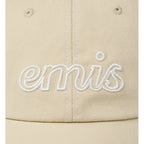 EMIS Stitch Lettering Logo Ball Cap - Light Beige