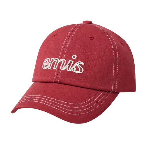 EMIS Stitch Lettering Logo Ball Cap - Red