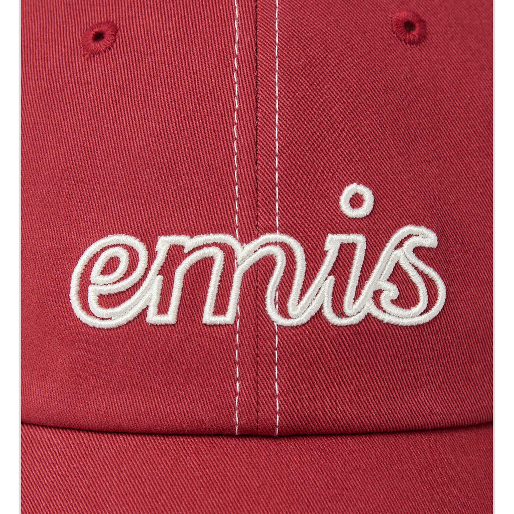 EMIS Stitch Lettering Logo Ball Cap - Red