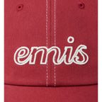 EMIS Stitch Lettering Logo Ball Cap - Red