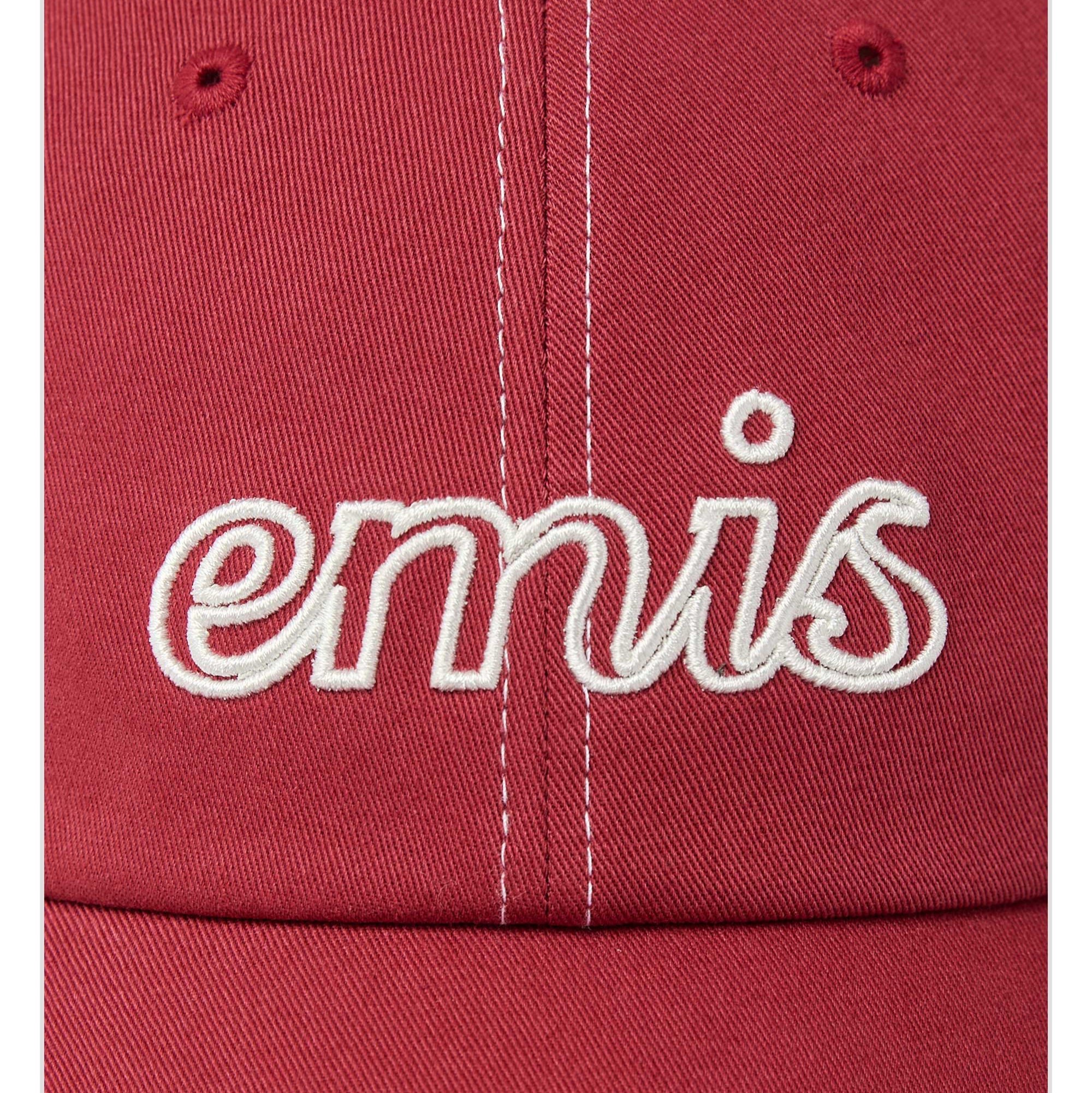 EMIS Stitch Lettering Logo Ball Cap - Red
