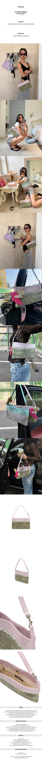 Hieta Iris Bag Pink Camo styled shots