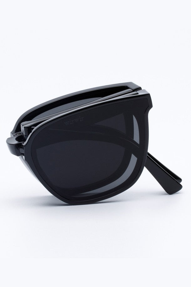 RECLOW WIRWIR Foldable Sunglasses Black detail