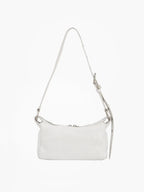 Marge Sherwood Outpocket Hobo Mini in off white cracked, view 4