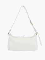 MARGESHERWOOD Outpocket Hobo Shoulder Bag Off White Cracked detail