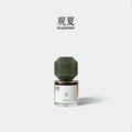 TO SUMMER Void Eau de Parfum jade-green cap bottle on light grey