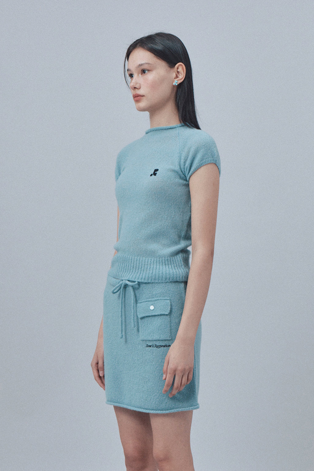 Rest & Recreation -  Logo Epoxy Earring