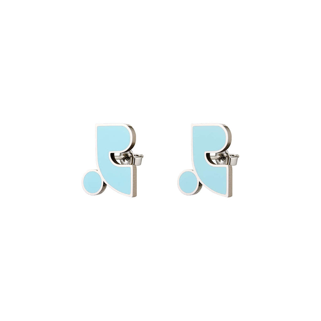 Rest & Recreation -  Logo Epoxy Earring