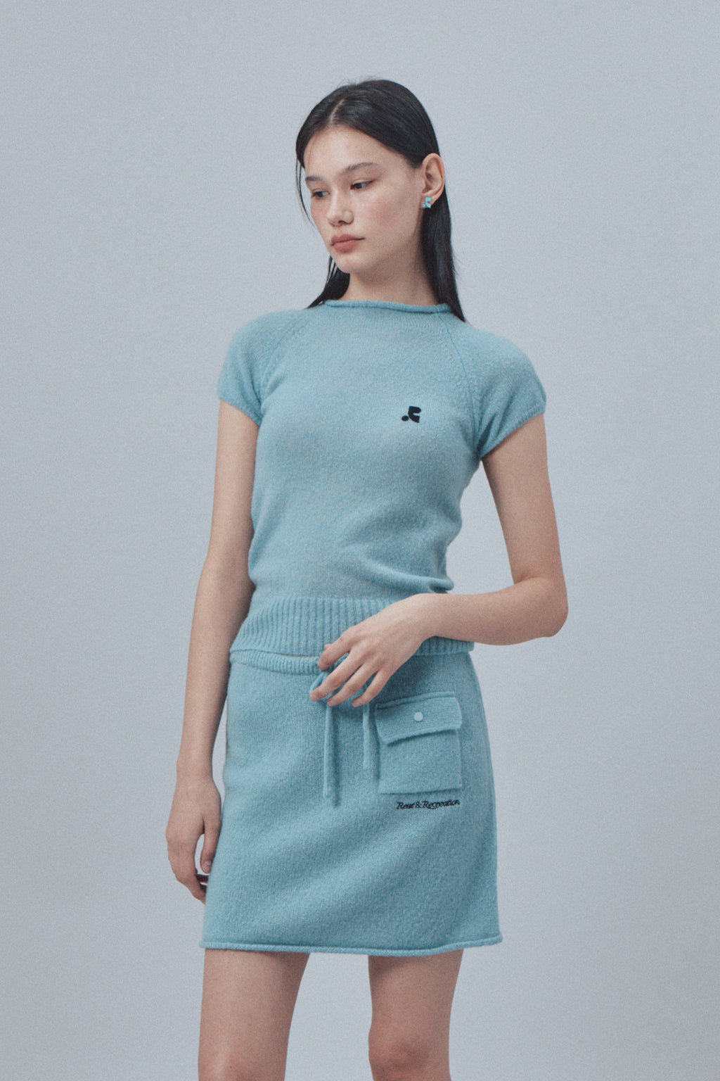 Rest & Recreation -  Logo Epoxy Earring