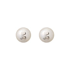 Rest & Recreation - Logo Pearl Earring
