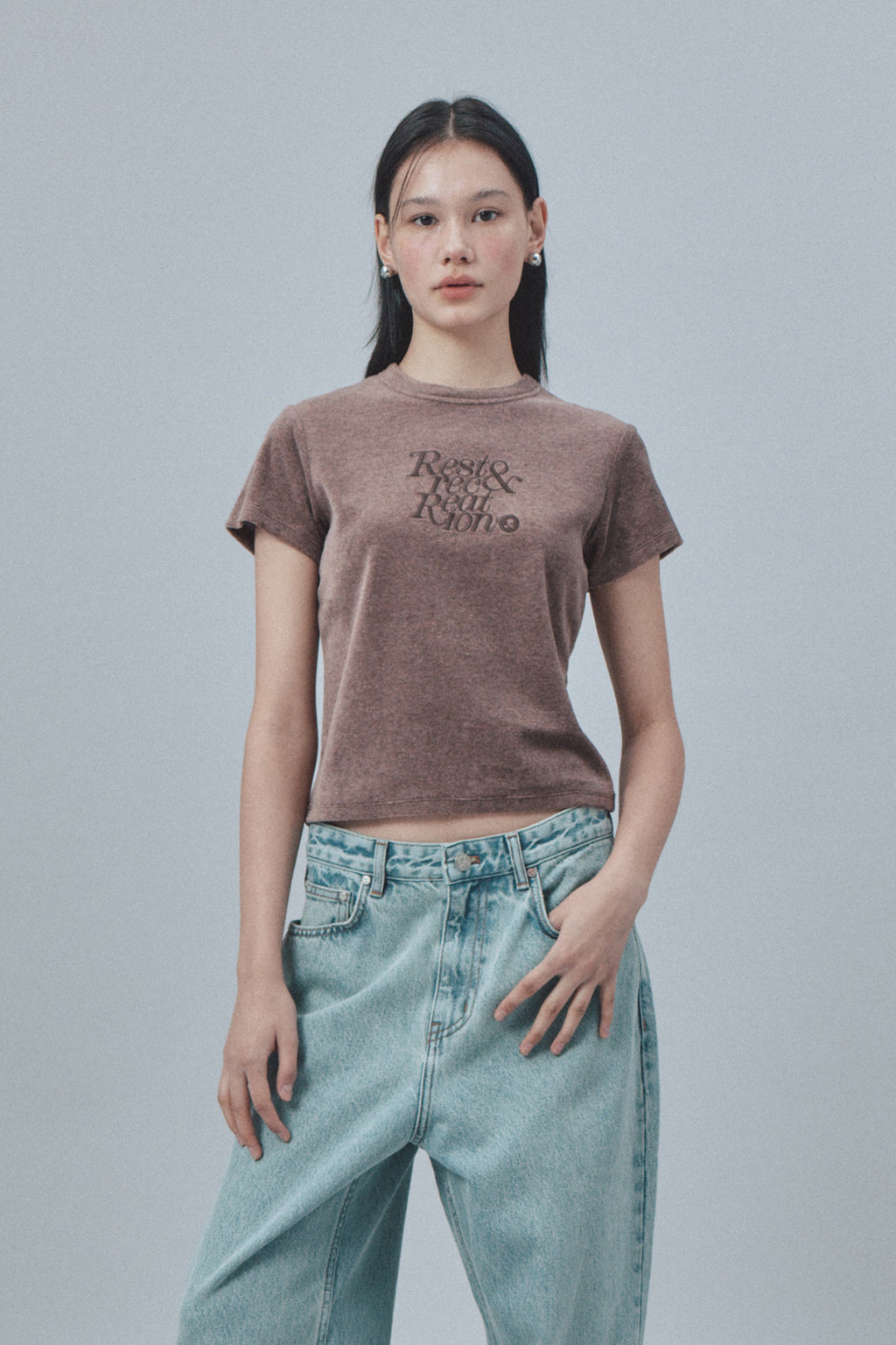 Rest & Recreation - Logo Ball Earring