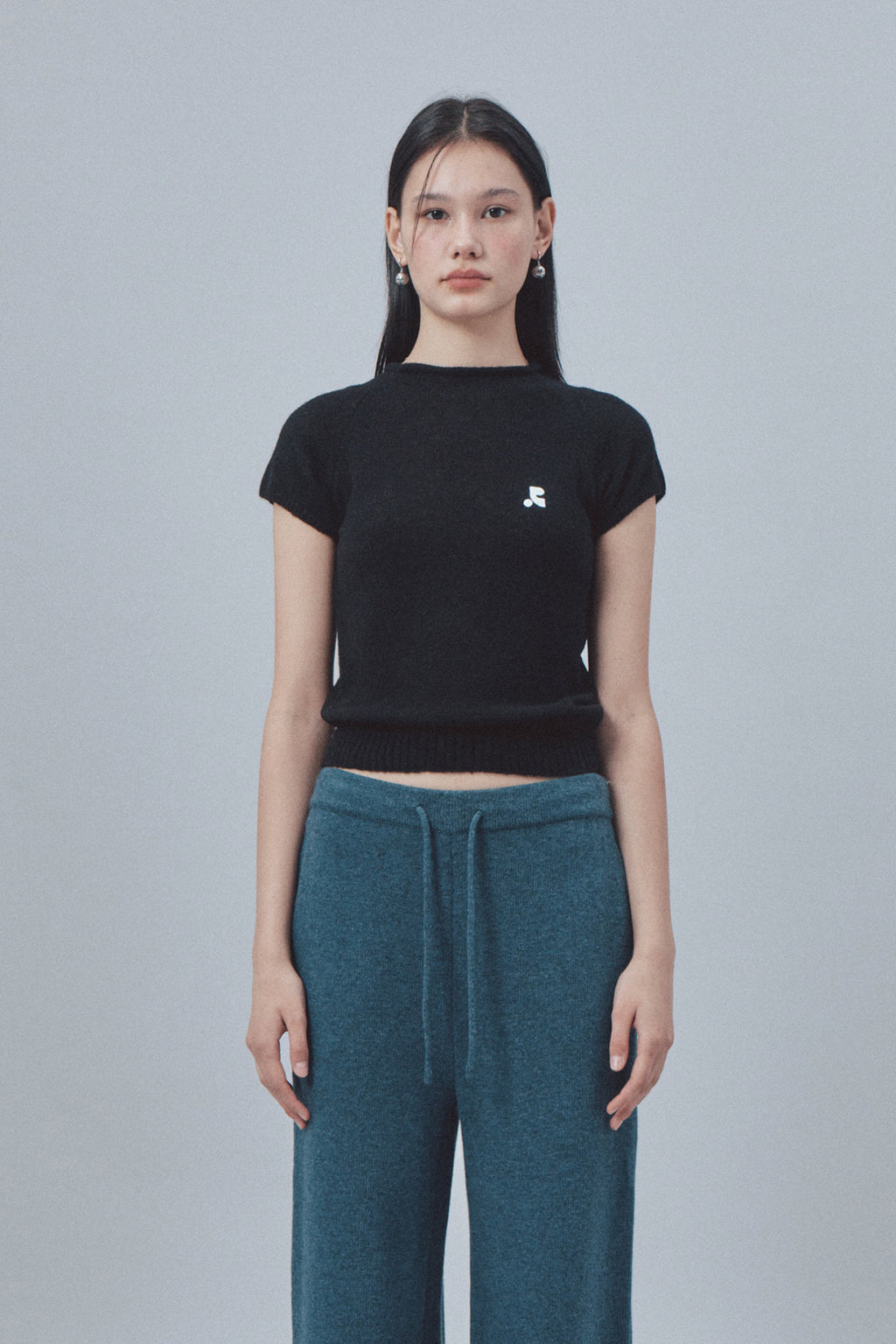 Rest & Recreation -  Logo Ball Ring Earring