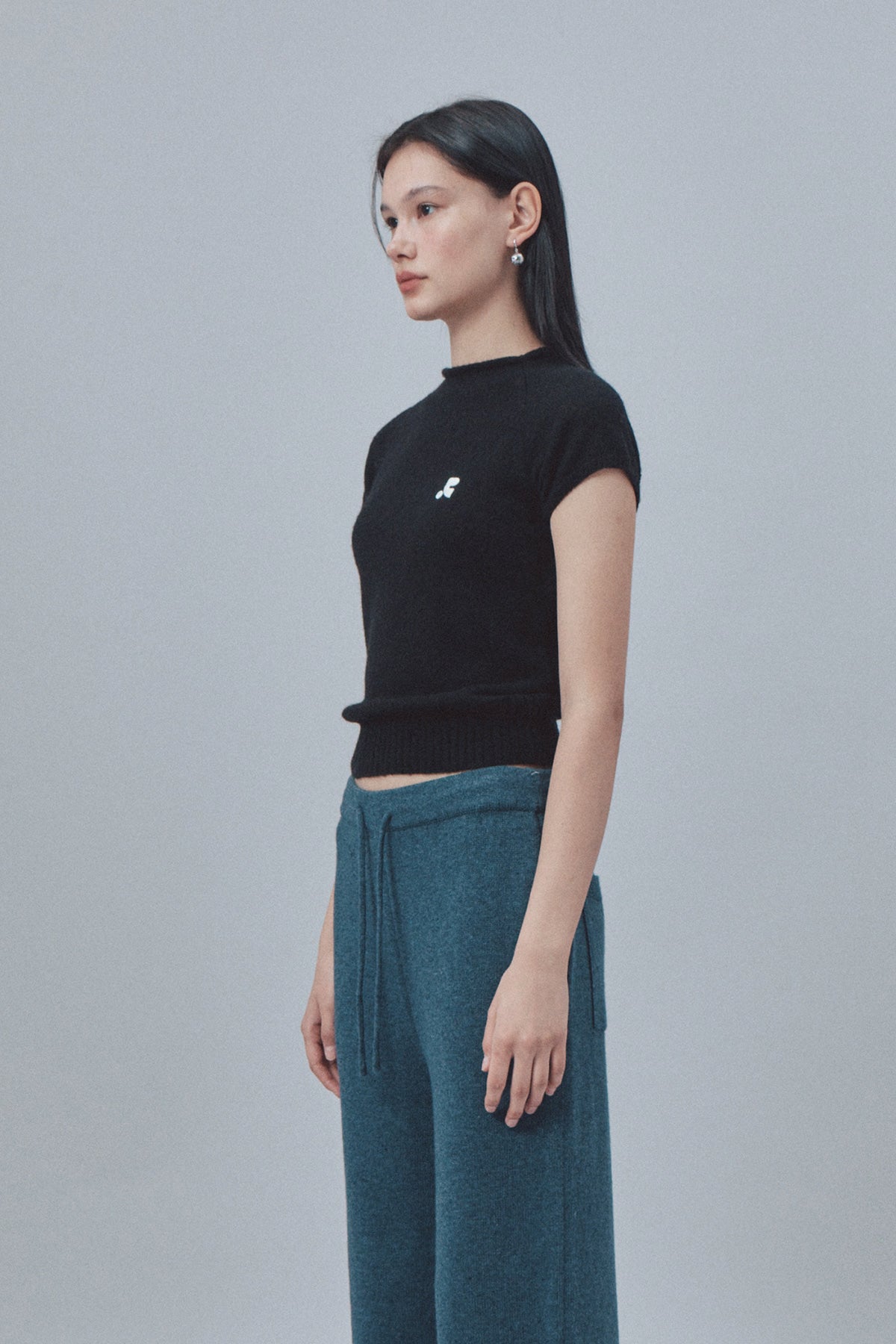 Rest & Recreation -  Logo Ball Ring Earring