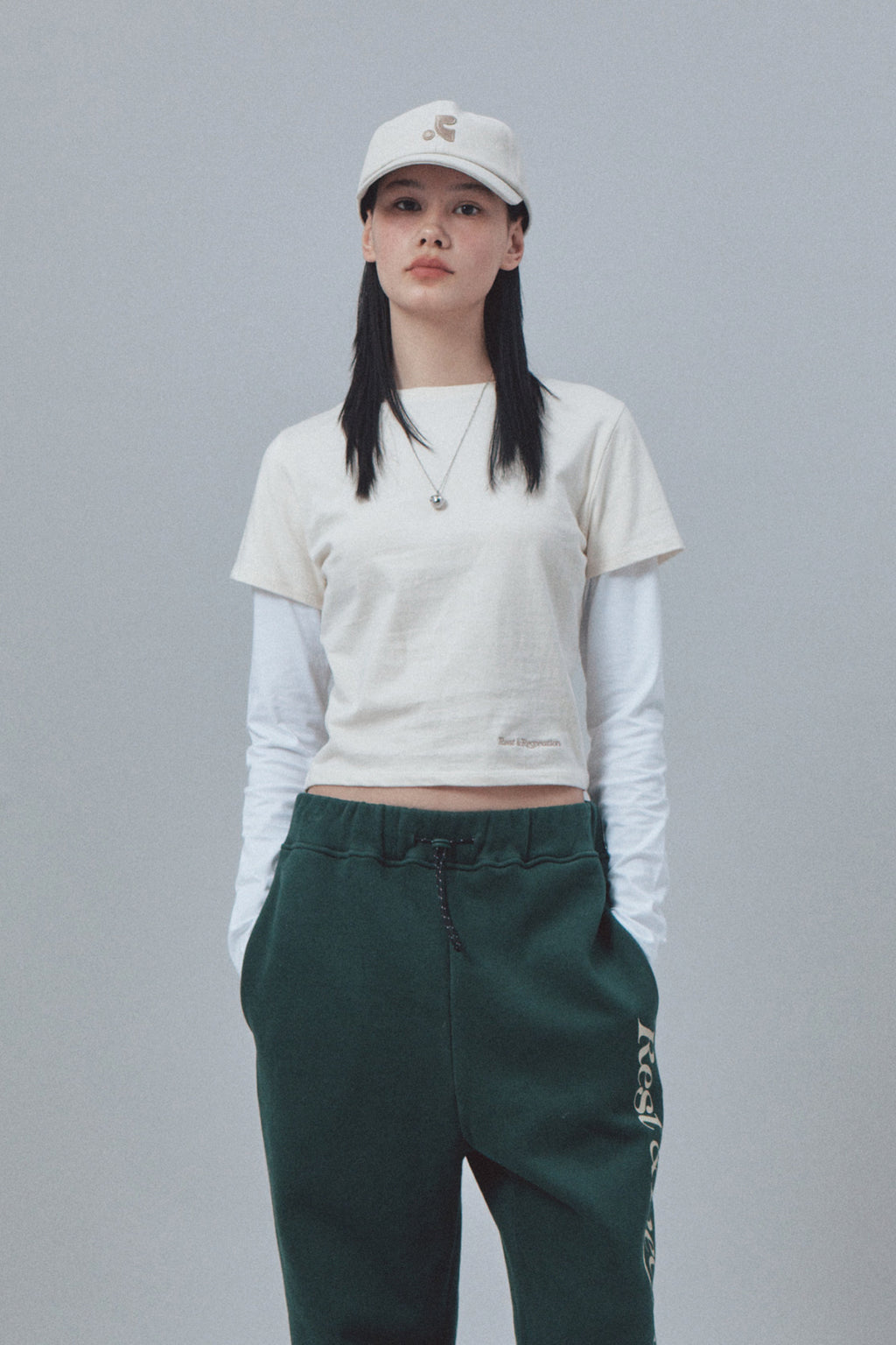 Rest & Recreation -  Logo Ball Pendant Long Necklace