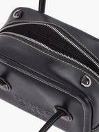 MARGESHERWOOD Soft Tote Mini Bag in Black Plain leather