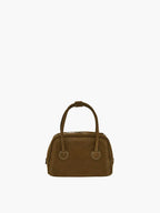 MARGESHERWOOD Soft Tote Mini Bag in Chestnut Nubuck leather