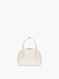 MARGESHERWOOD Soft Tote Mini Bag in Cream Plain leather