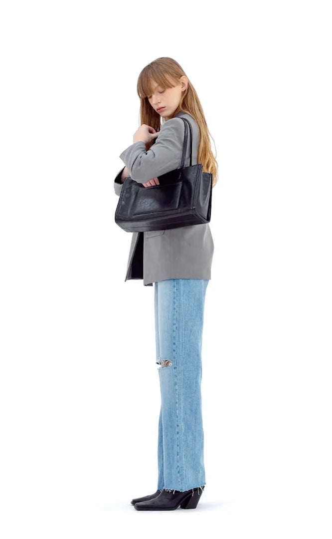 STAND OIL Oblong Bag - Black
