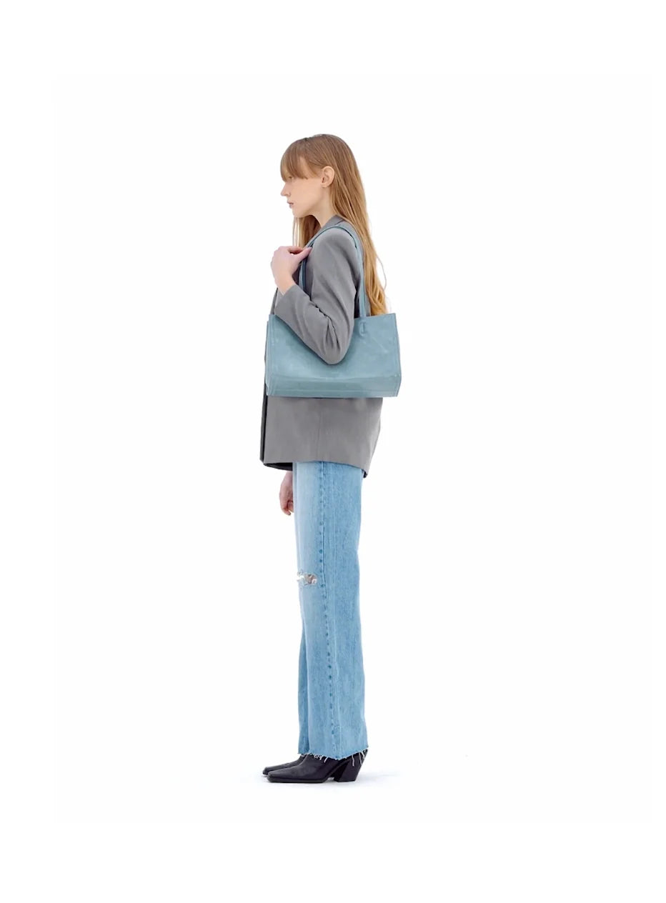 STAND OIL Oblong Bag - Denim Blue