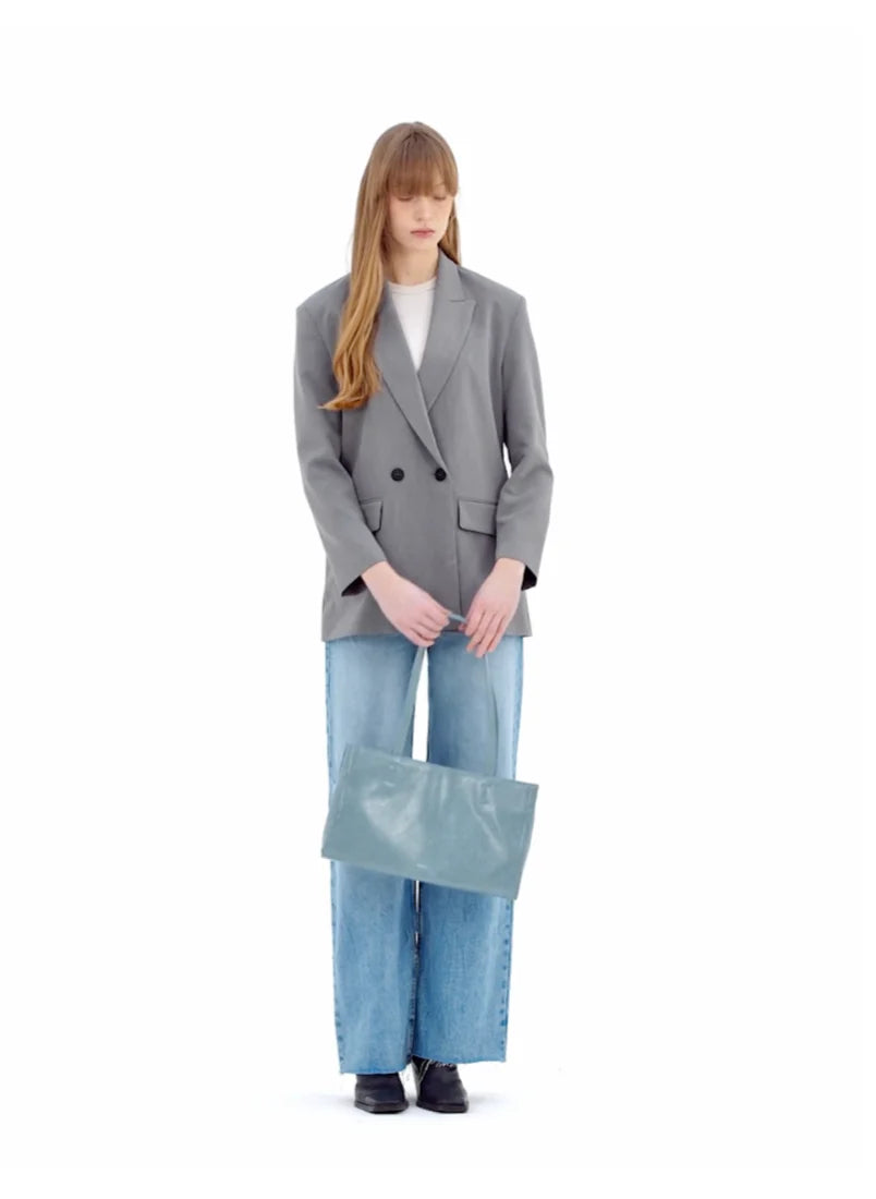 STAND OIL Oblong Bag - Denim Blue