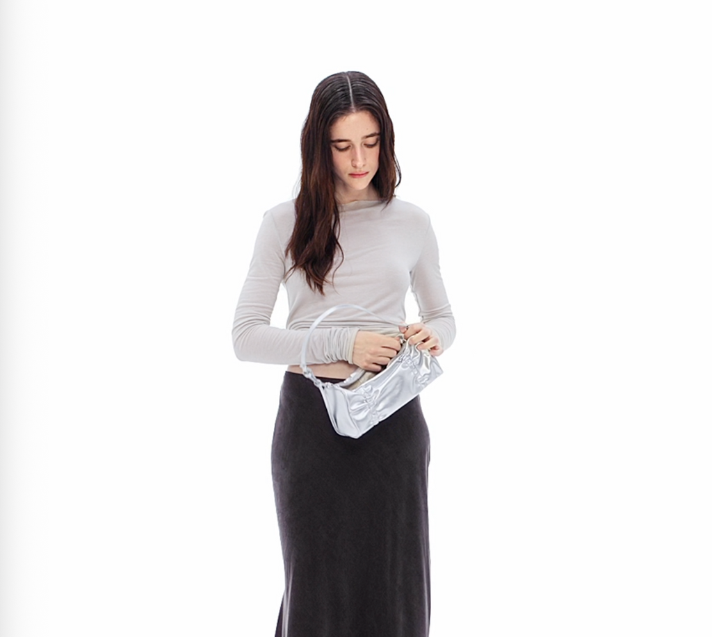 STAND OIL Pleats Bag - Silver