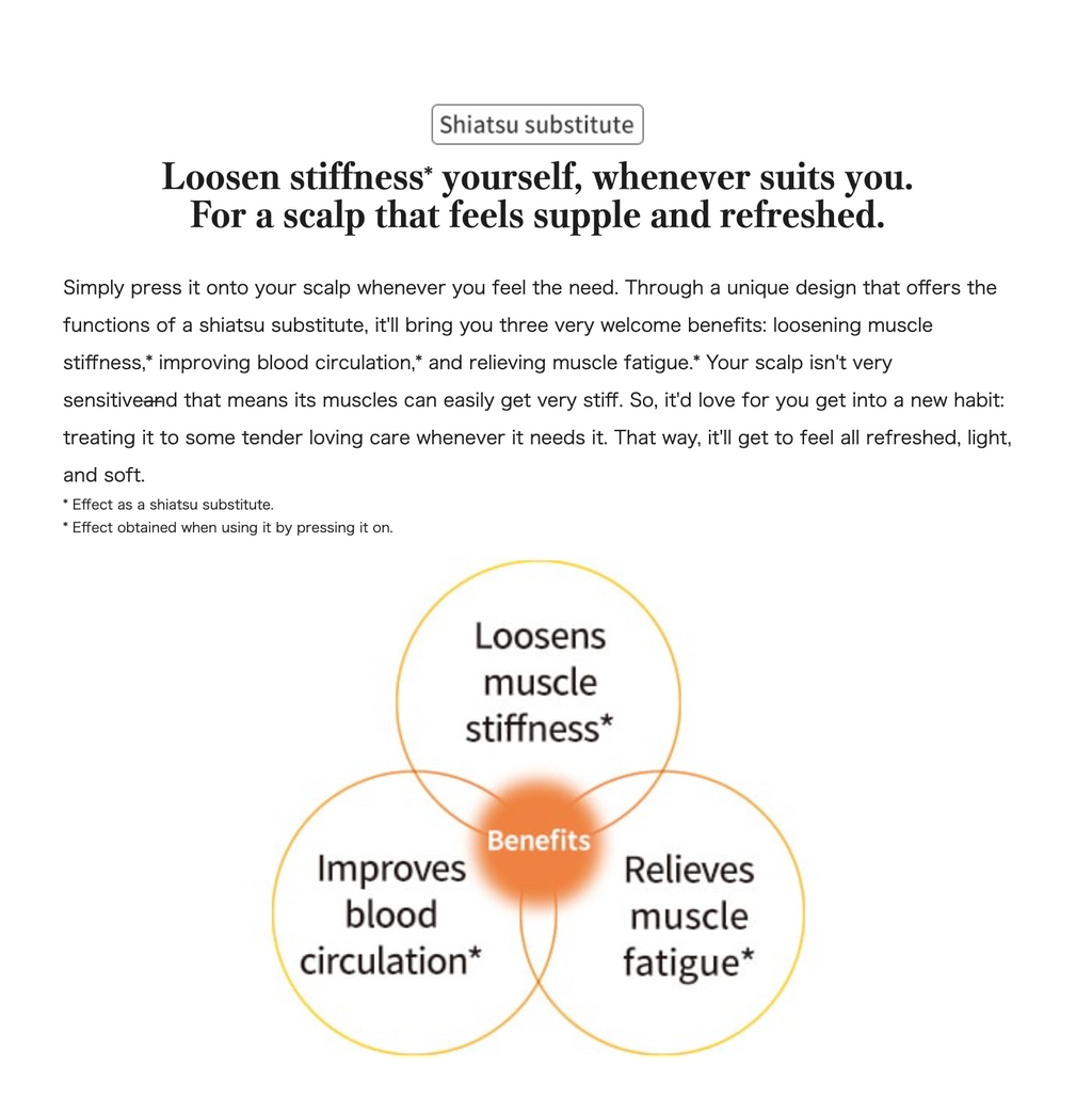 ReFa HEART BRUSH for SCALP