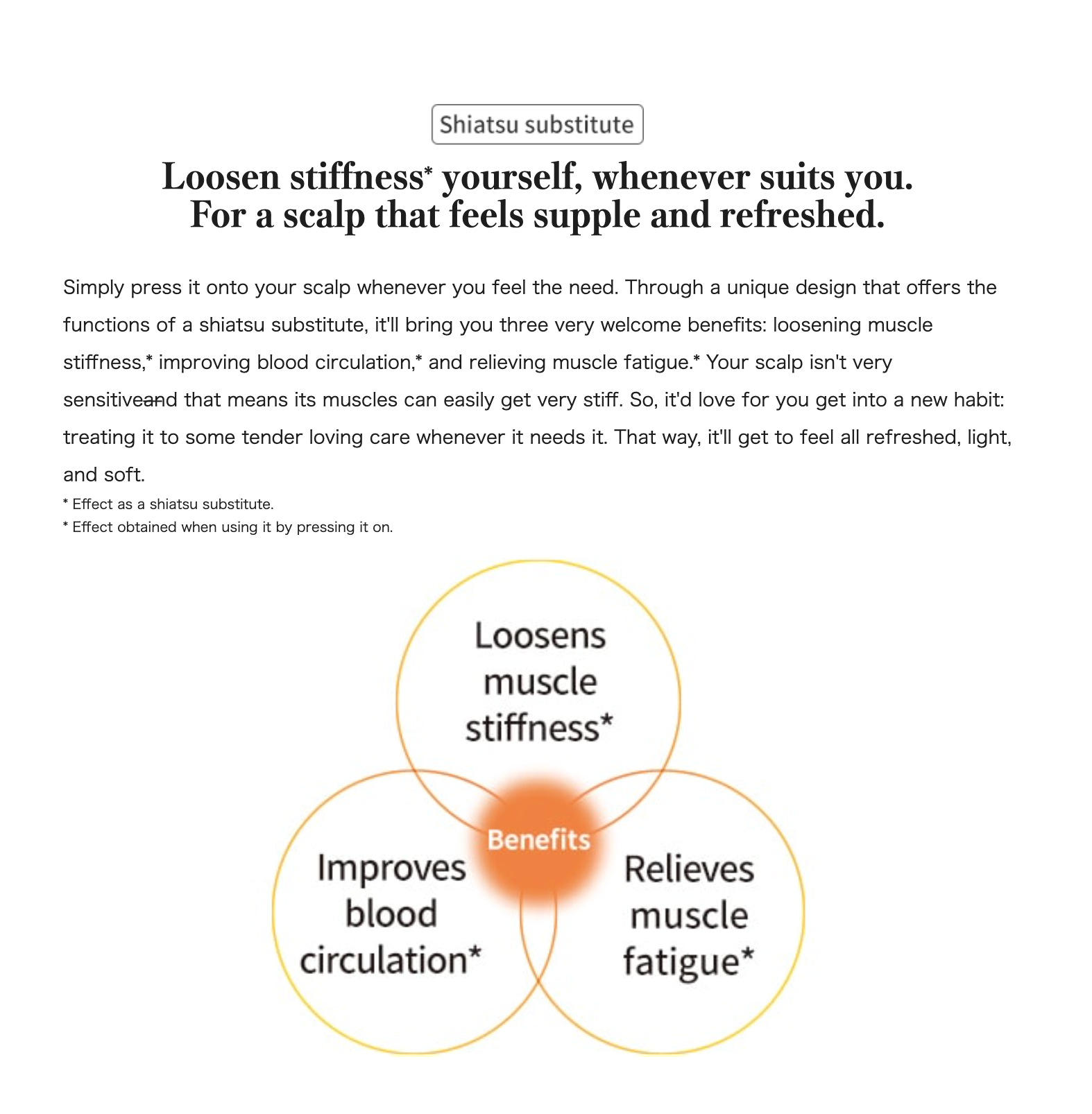 ReFa HEART BRUSH for SCALP