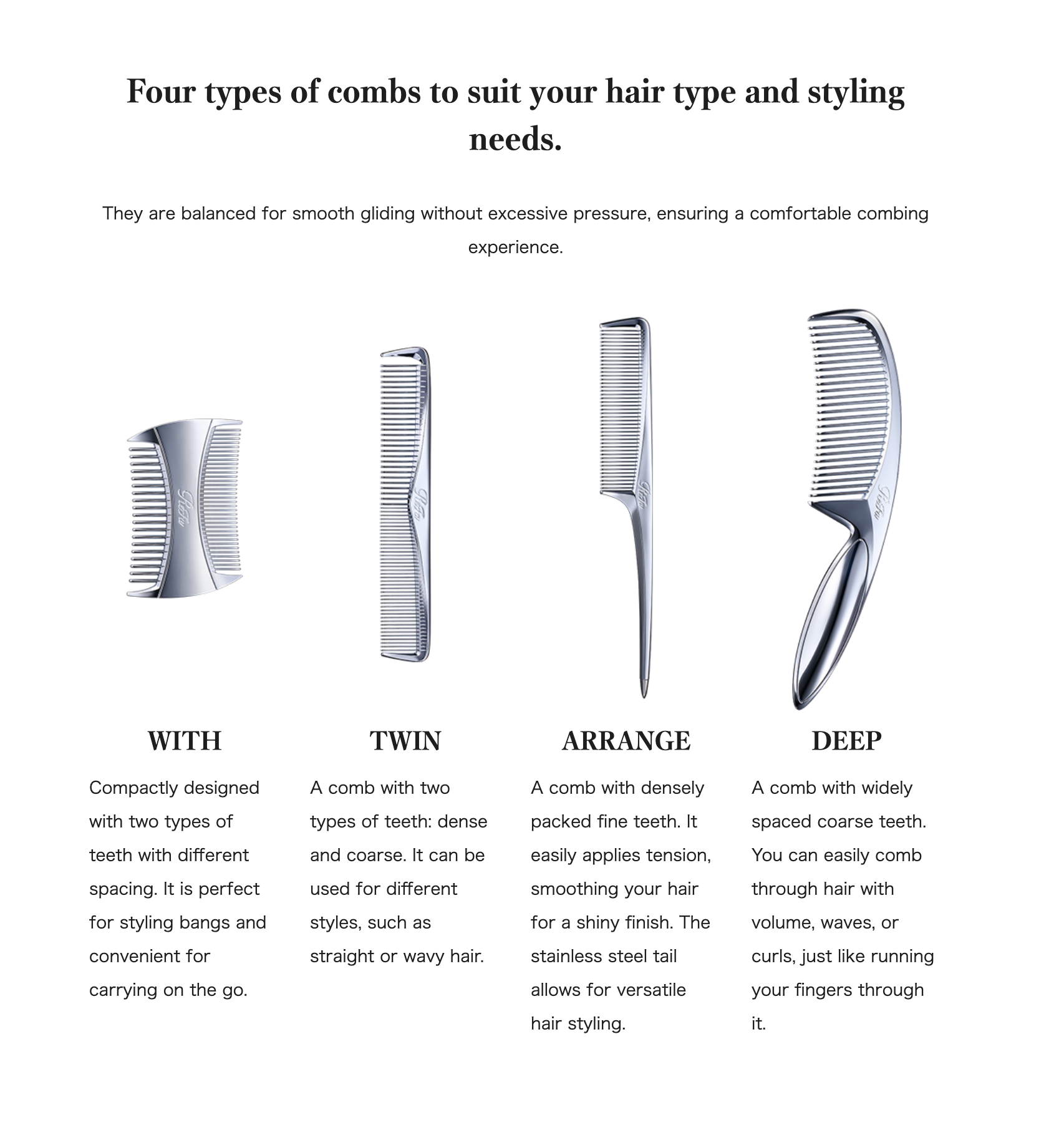 ReFa MARQUISE Hair Comb