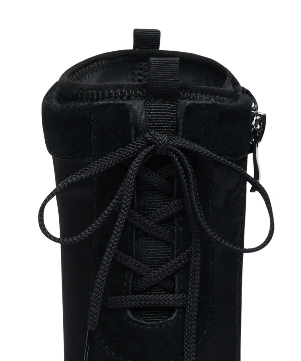 Rockfish Weatherwear NICOLE MIDDLE BOOTS Black lacing detail