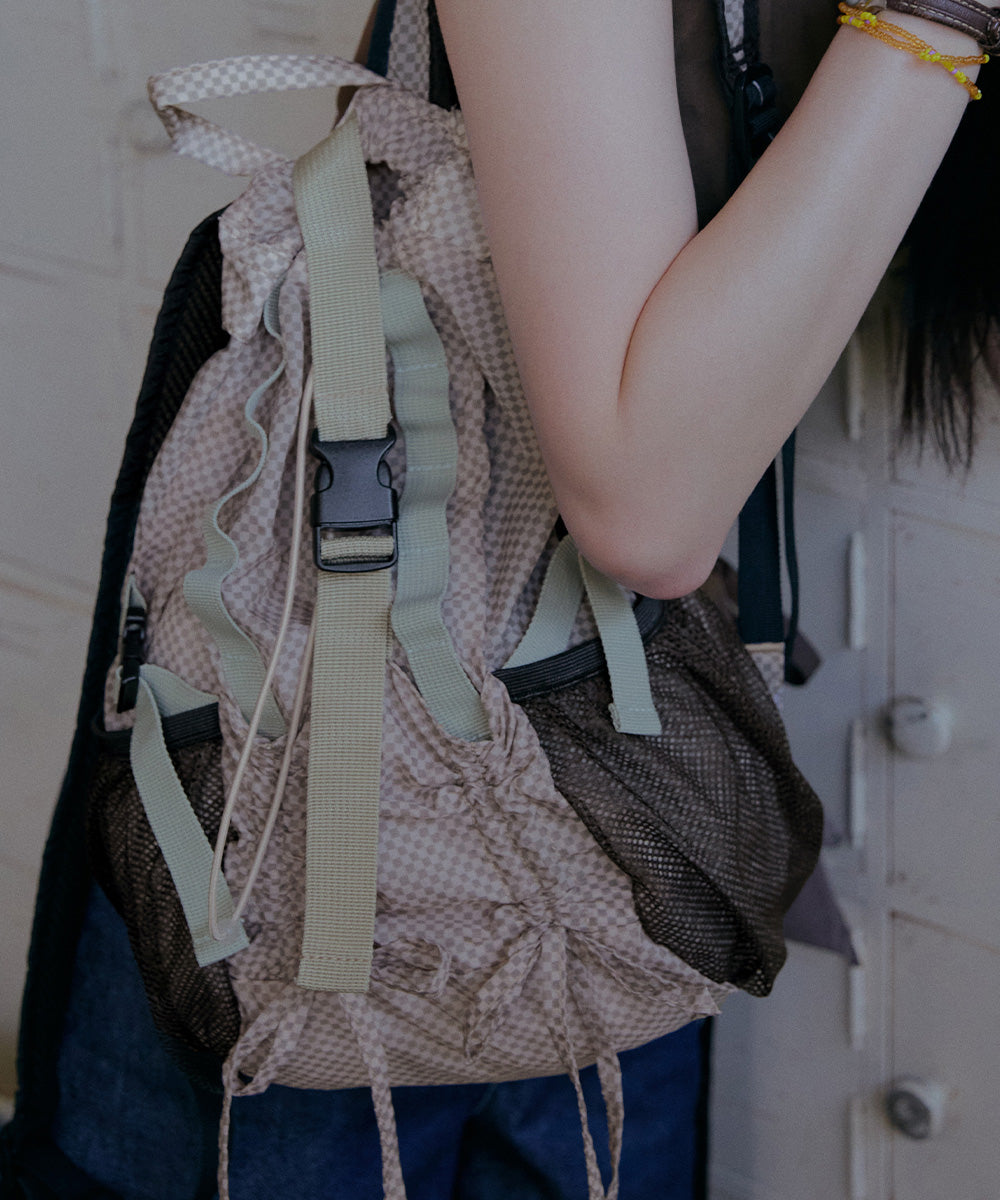 Rockfish Weatherwear Light Weight Backpack Pink Check view 8