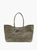 MARGESHERWOOD Grandma Used Bag Large - Etoffe Pull-up Leather