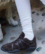 Rockfish Weatherwear ZANE X-STRAP SNEAKERS(SUEDE) Dark Brown view 6