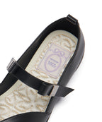 Rockfish Weatherwear X MINJUKIM Bliss Ribbon Sneakers Black, ribbon strap and quilted insole