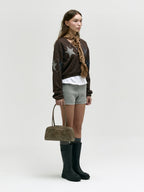 MARGESHERWOOD Soft Boston Ew Baguette Bag - Etoffe Leather