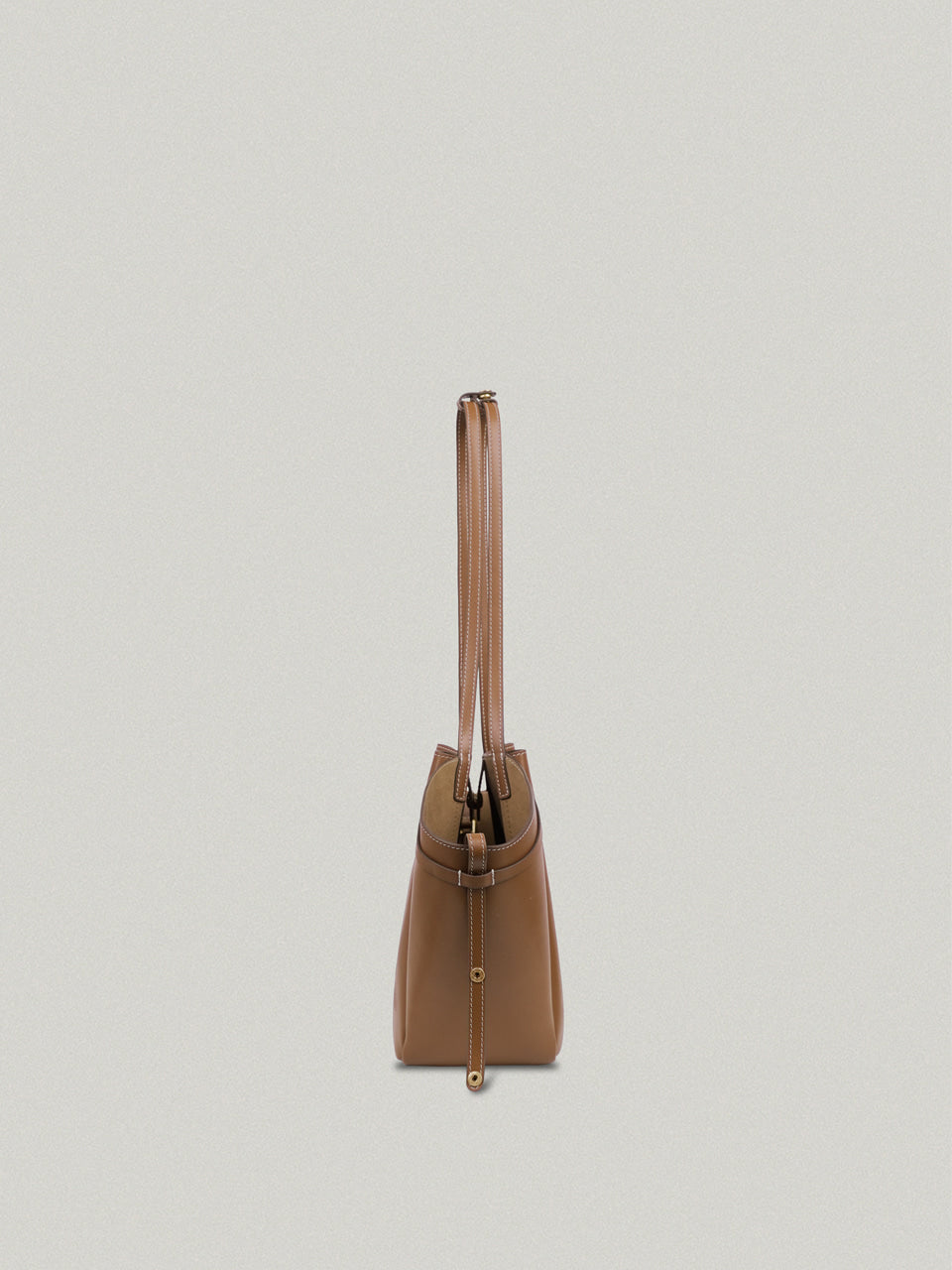 FOLNUA Mini Anthos Bag Almond - Stitch - interior